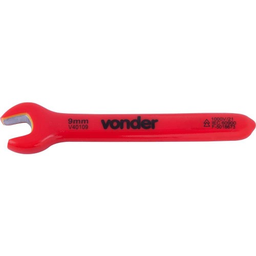 Chave fixa 9 mm uma boca isolada IEC60900 