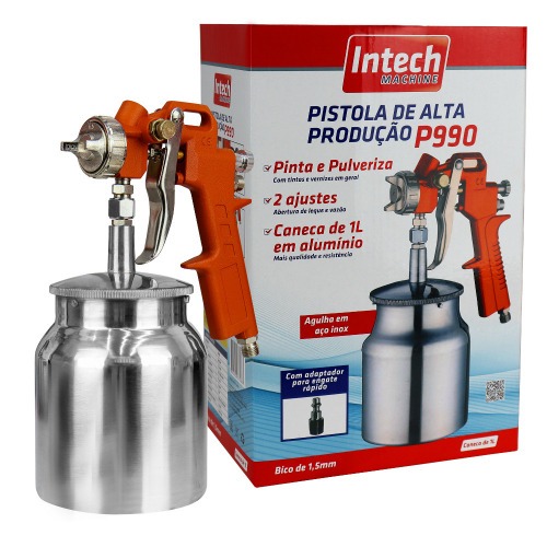 Pistola de pintura tipo suco bico 1,5 mm 1L - P990