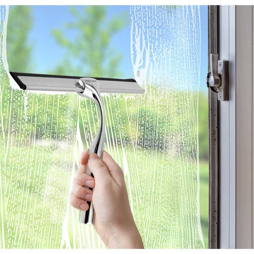 Rodo de aço inox 250 mm com suporte para fixação Rodo de aço inox 250 mm com suporte para fixação