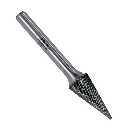 Lima rotativa cônica reta corte S 12 x 25 mm haste 6 mm - 23.284 Lima rotativa cônica reta corte S 12 x 25 mm haste 6 mm - 23.284