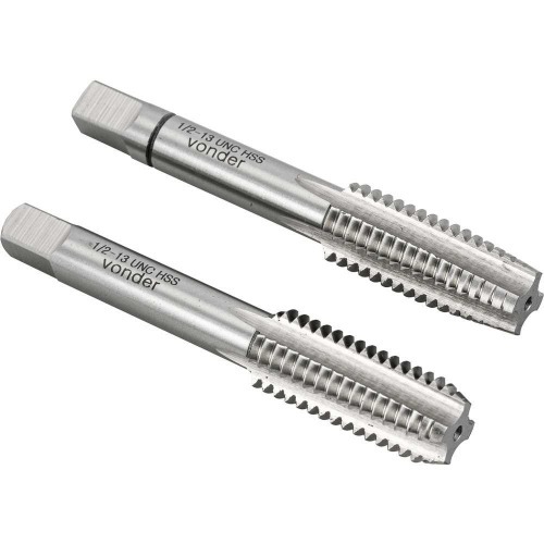 Jogo de macho manual de aço rápido 1/2 Jogo de macho manual de aço rápido 1/2