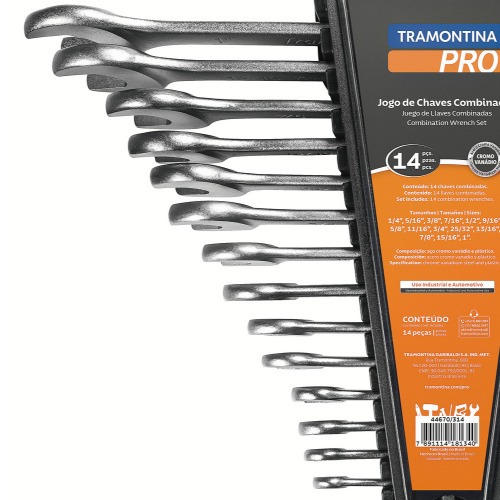 Jogo de Chave combina 1/4