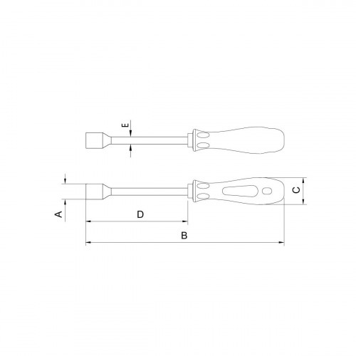 Chave canho 8 mm ao cromo vandio