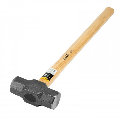 Marreta oitavada 3 Kg com cabo de madeira envernizado - 1090655