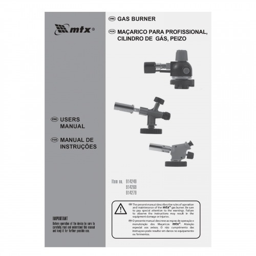 Ma�arico port�til a g�s - 914279 