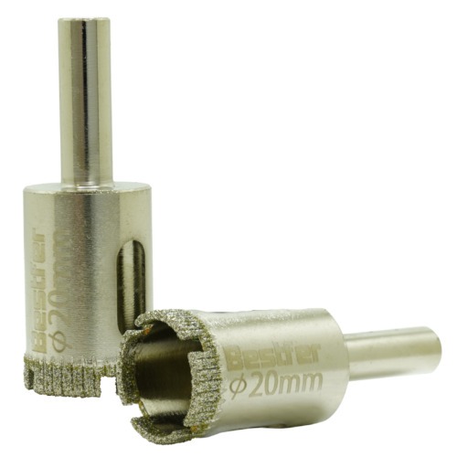 Serra copo diamantada 20 mm para porcelanato e vidro - BFH3371