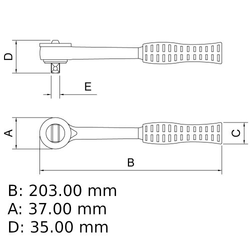 Chave catraca reversível encaixe 3/8 Chave catraca reversível encaixe 3/8