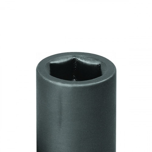 Soquete sextavado longo de impacto 7 mm com encaixe de 1/2