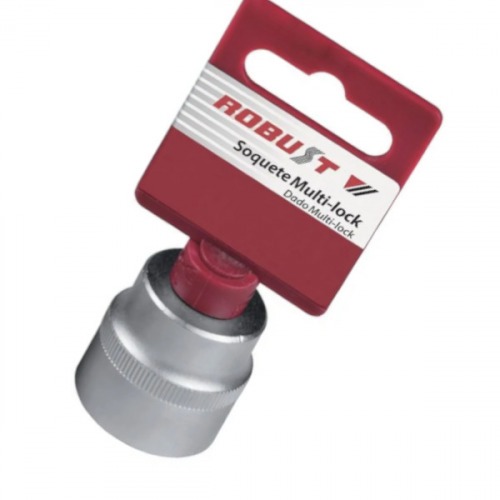 Soquete estriado 23 mm encaixe de 1/2