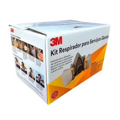 Mscara respiratria semifacial mdio - 6200