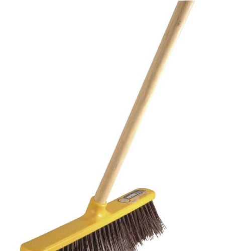 Vassoura tipo gari cepa plstica 4 fileiras 45 cm 6 ps 