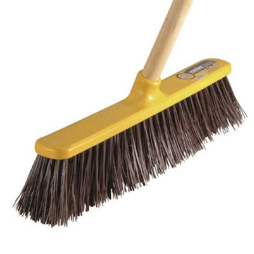 Vassoura tipo gari cepa plstica 4 fileiras 45 cm 6 ps 