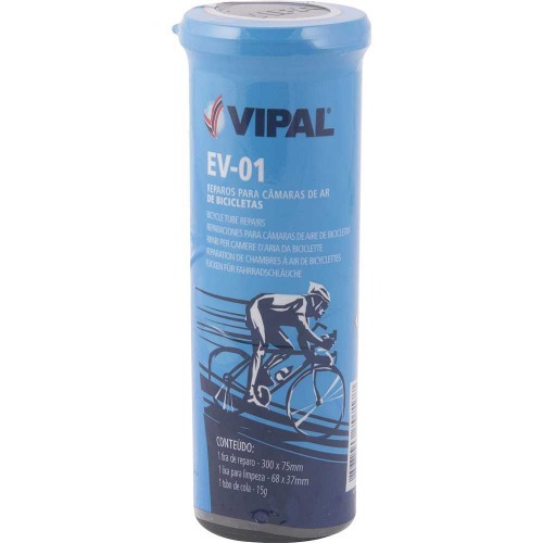 Kit de reparo para cmara de bicicletas com 3 peas cx com 12 jogos - EV 01