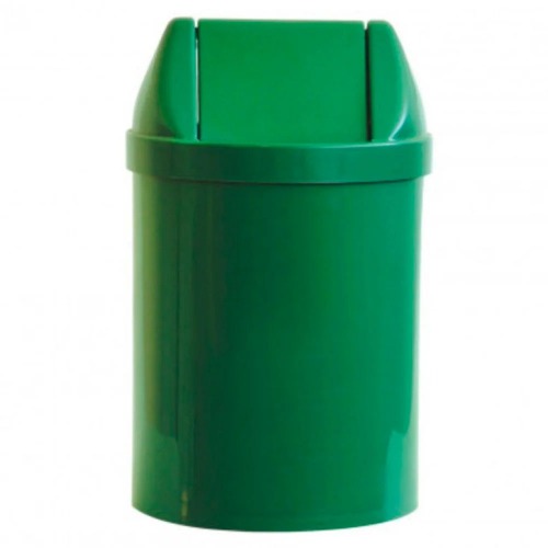 Cesto coletor de lixo 14L tampa basculante sem adesivo - CS24VD