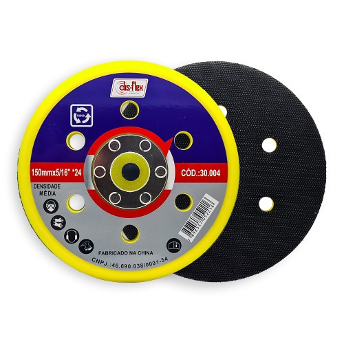 Disco de borracha para lixa 6