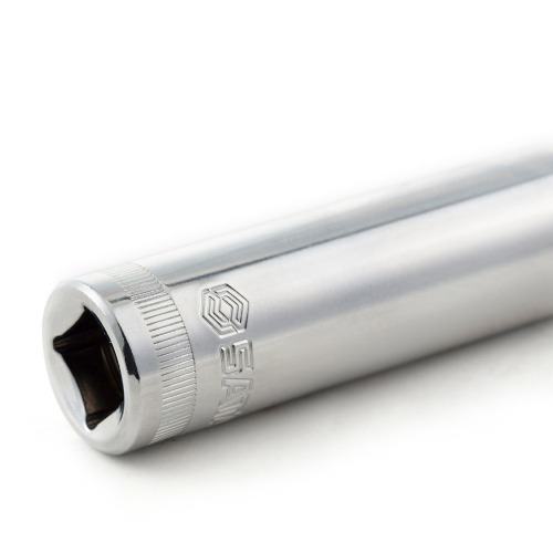 Soquete sextavado longo 18 mm com encaixe de 3/8