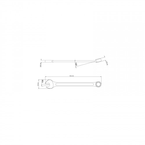 Chave combinada de 27 mm em a�o especial 