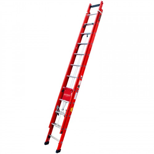 Escada de fibra de vidro extensvel 3,90 x 6,60 m 24 degraus - EFR9930