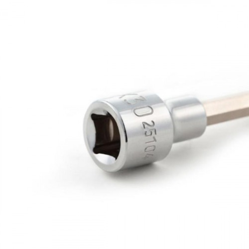 Soquete com ponta hexalobular longo T55 encaixe 1/2