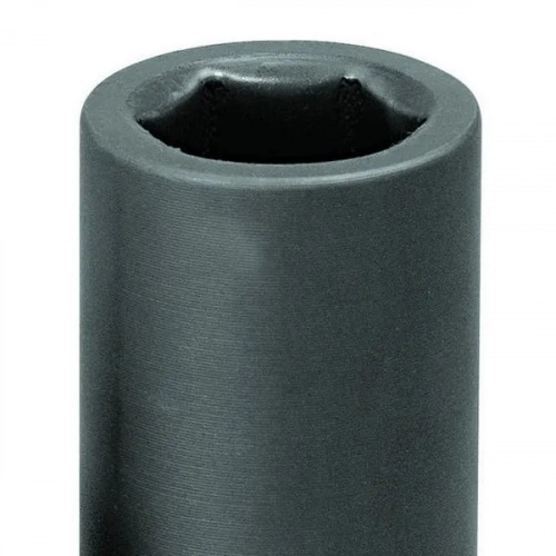 Soquete sextavado longo de impacto 19 mm com encaixe de 3/4 Soquete sextavado longo de impacto 19 mm com encaixe de 3/4