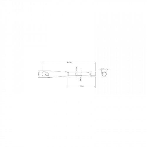 Chave canho tubular 12 mm