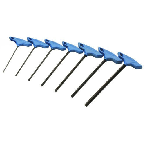 Jogo de chave allen cabo T 2,5 a 10 mm 7 peças - 42T-7M Jogo de chave allen cabo T 2,5 a 10 mm 7 peças - 42T-7M