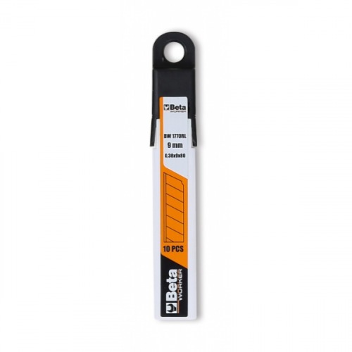 Lâmina para estilete 9 mm com 10 peças - BW 1770RL Lâmina para estilete 9 mm com 10 peças - BW 1770RL
