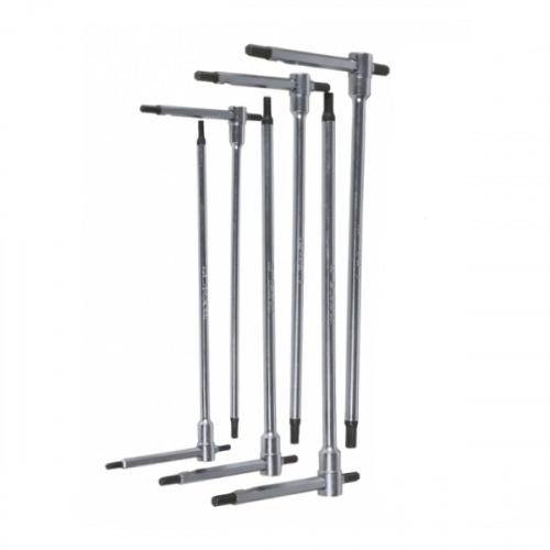 Jogo de chave allen cabo tipo T deslizante 2,5 a 8 mm 8 peças - 951/S Jogo de chave allen cabo tipo T deslizante 2,5 a 8 mm 8 peças - 951/S