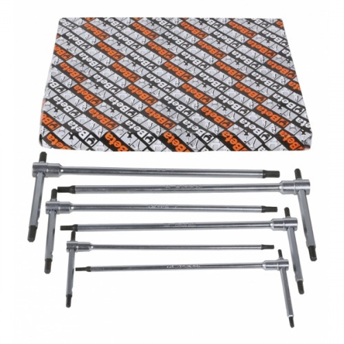 Jogo de chave allen cabo tipo T deslizante 2,5 a 8 mm 8 peças - 951/S Jogo de chave allen cabo tipo T deslizante 2,5 a 8 mm 8 peças - 951/S