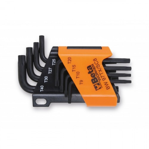 Jogo de chave hexalobular T9 a T40 com 8 peças - BW 97TX Jogo de chave hexalobular T9 a T40 com 8 peças - BW 97TX