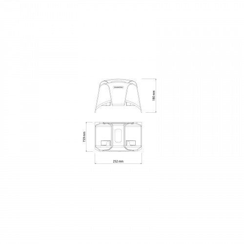 Suporte mural para mangueira de jardim at� 30 metros - 78592000