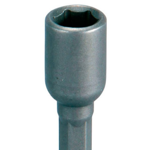 Soquete magntico sextavado 6 x 50 mm encaixe de 1/4