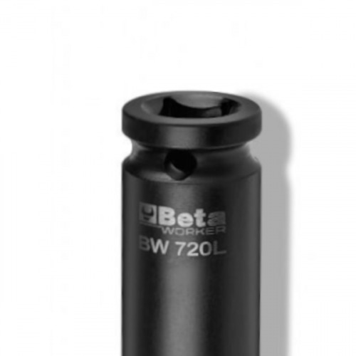 Soquete sextavado longo de impacto 21 mm com encaixe de 1/2 Soquete sextavado longo de impacto 21 mm com encaixe de 1/2