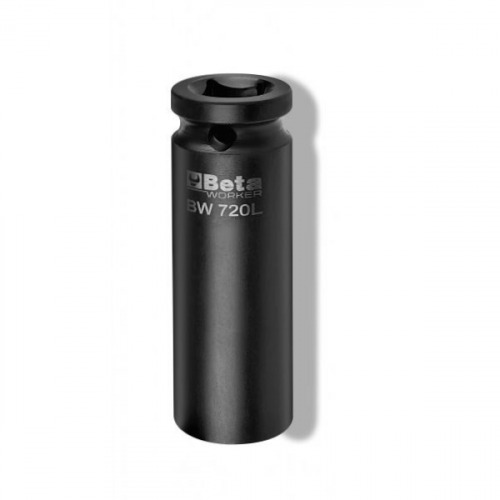 Soquete sextavado longo de impacto 21 mm com encaixe de 1/2 Soquete sextavado longo de impacto 21 mm com encaixe de 1/2
