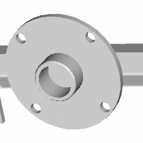 Placa acess�ria para fixar os motores Mercedes-Benz OM-314/364 - 700301