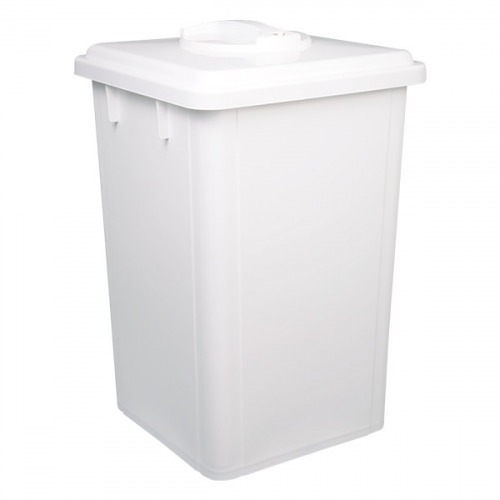 Cesto coletor de lixo 100L tampa flip top sem adesivo - CD12BR