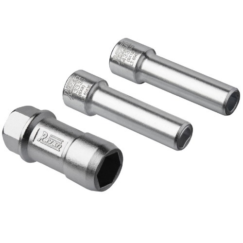 Soquete vazado 19 mm e dois adaptadores da porca do amortecedor dianteiro - 143338