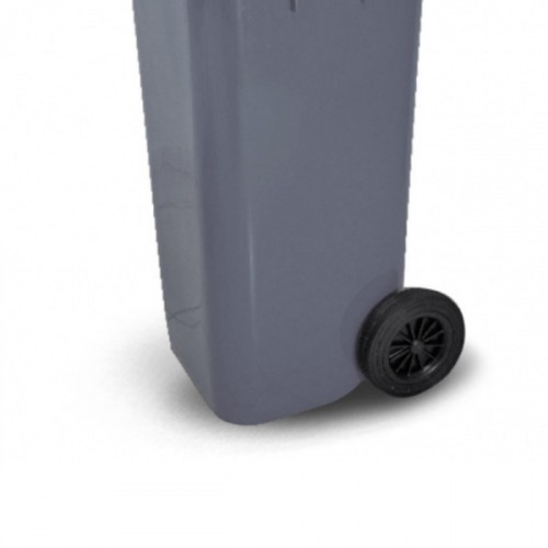 Cesto de lixo gari 120L sem adesivo com rodas de 200mm - C120CZ