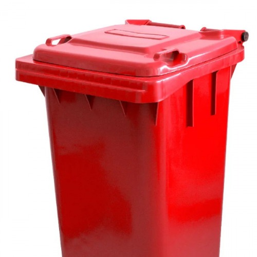 Cesto de lixo gari 120L sem adesivo com rodas de 200mm - C120VM Cesto de lixo gari 120L sem adesivo com rodas de 200mm - C120VM