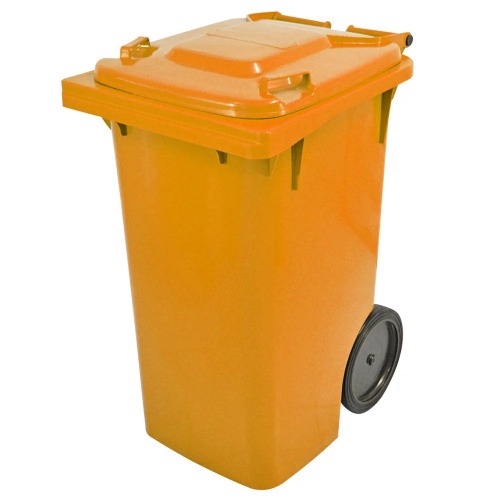 Cesto de lixo gari 240L com rodas de 300 mm sem pedal - C241LJ Cesto de lixo gari 240L com rodas de 300 mm sem pedal - C241LJ