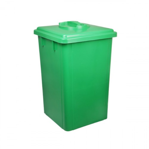 Cesto coletor de lixo 60L tampa flip top sem adesivo - CV62VD Cesto coletor de lixo 60L tampa flip top sem adesivo - CV62VD
