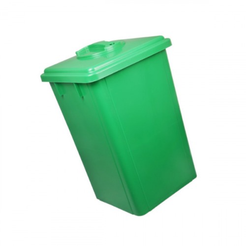 Cesto coletor de lixo 60L tampa flip top sem adesivo - CV62VD Cesto coletor de lixo 60L tampa flip top sem adesivo - CV62VD