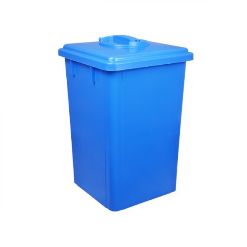 Cesto coletor de lixo 60L tampa flip top Sem adesivo - CV62AZ Cesto coletor de lixo 60L tampa flip top Sem adesivo - CV62AZ