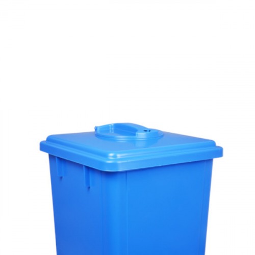 Cesto coletor de lixo 60L tampa flip top Sem adesivo - CV62AZ Cesto coletor de lixo 60L tampa flip top Sem adesivo - CV62AZ