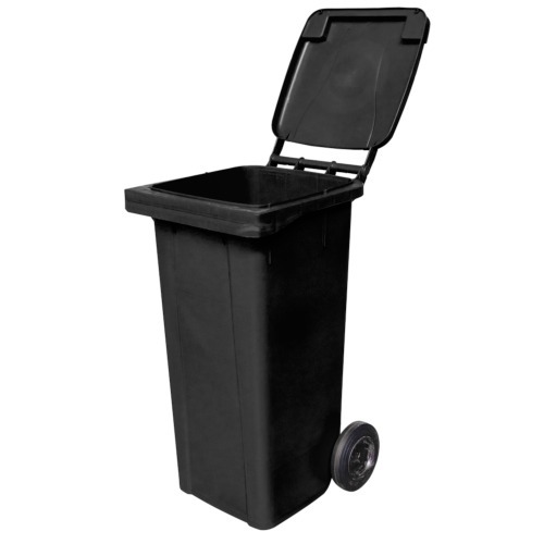 Carrinho coletor de lixo 120 litros sem pedal - 13746