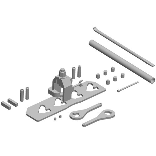Ferramentas para extrair os bicos injetores do motor 801179 Ferramentas para extrair os bicos injetores do motor 801179