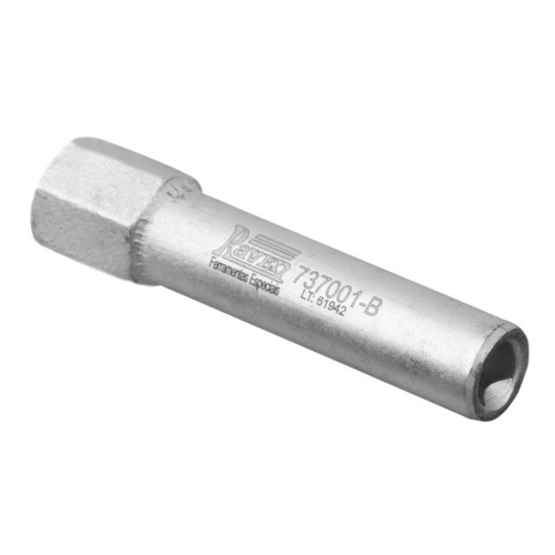 Soquete longo vazado de 18 mm e adaptador para porca amortecedor 737001