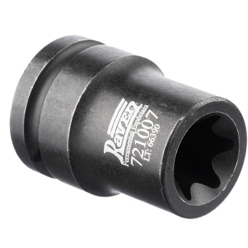 Soquete hexalobular E28 com encaixe de 3/4