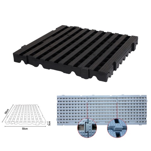 Estrado piso plstico 500 x 500 x 50 mm - 14476