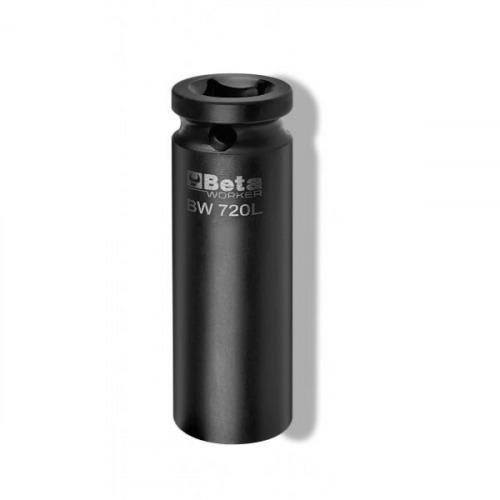 Soquete sextavado longo de impacto 30 mm com encaixe de 1/2